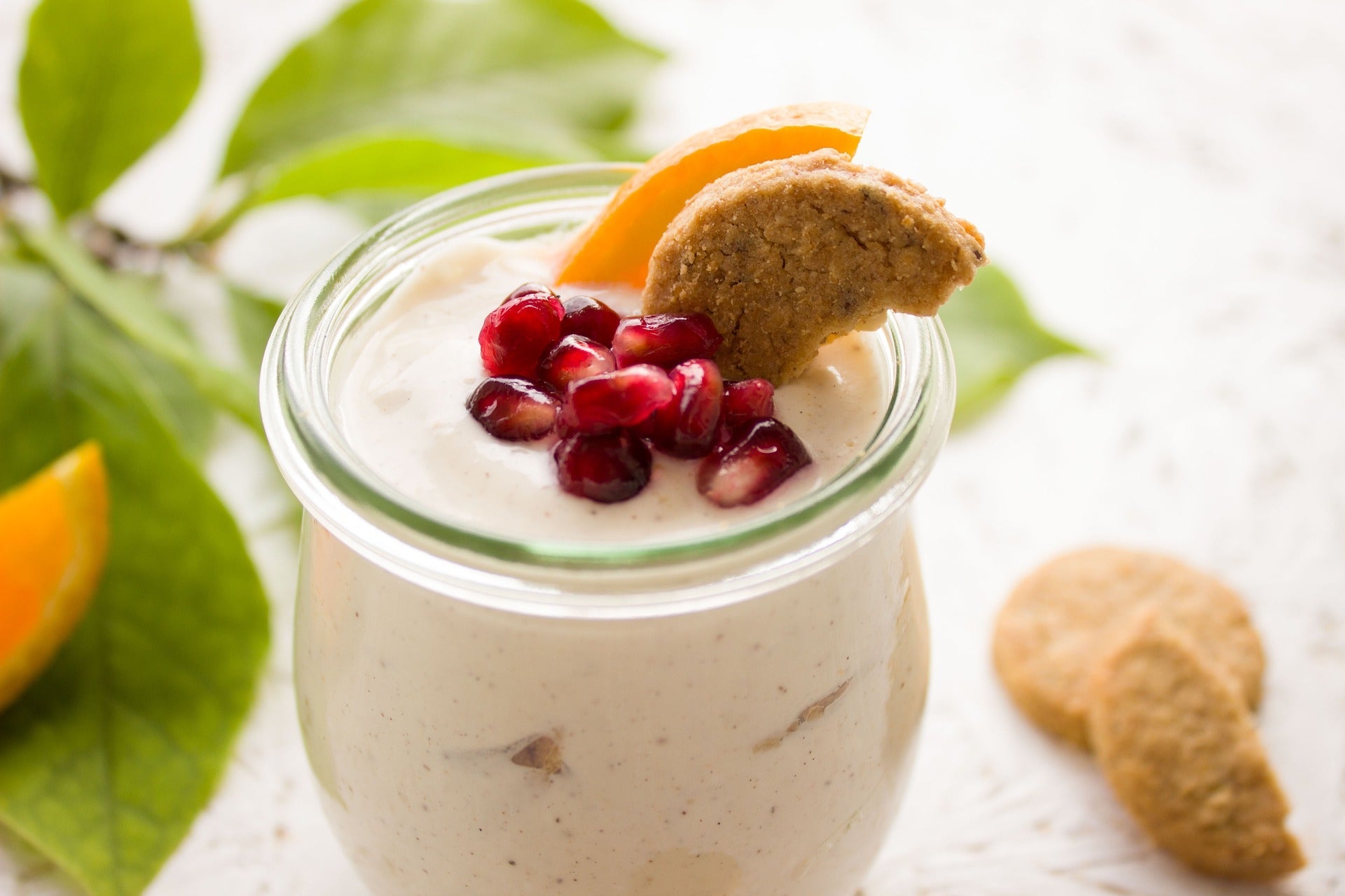 Müsli mit Magertopfen und Obst