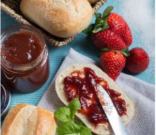 Erdbeermarmelade mit Pfiff