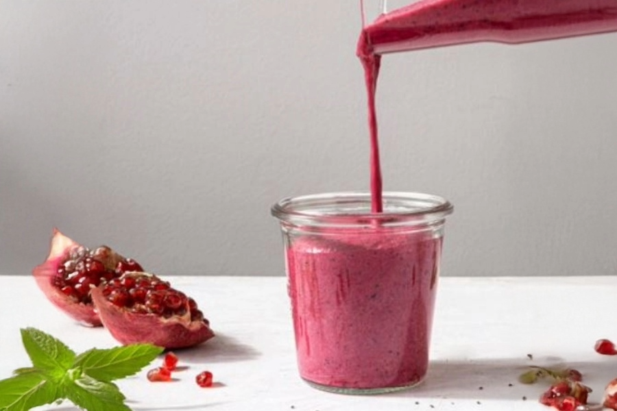 Granatapfel-Smoothie: Frisch, gesund und voller Power