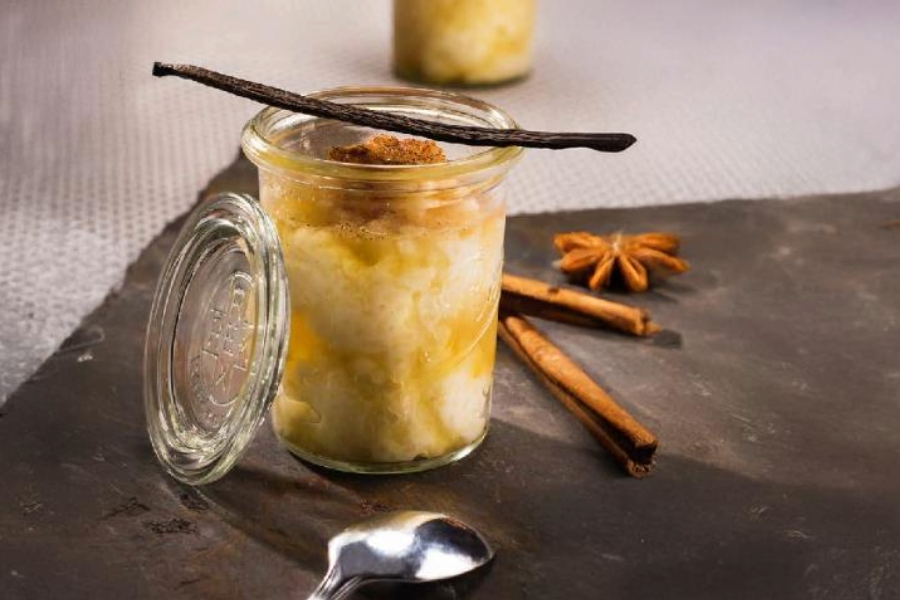 Honigmilchreis mit Vanille