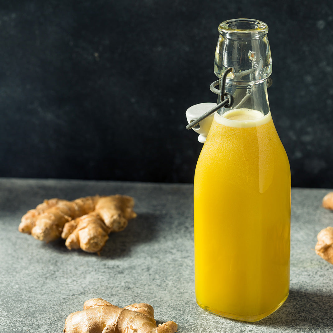 Ingwer-Sirup mit Honig und Zitrone