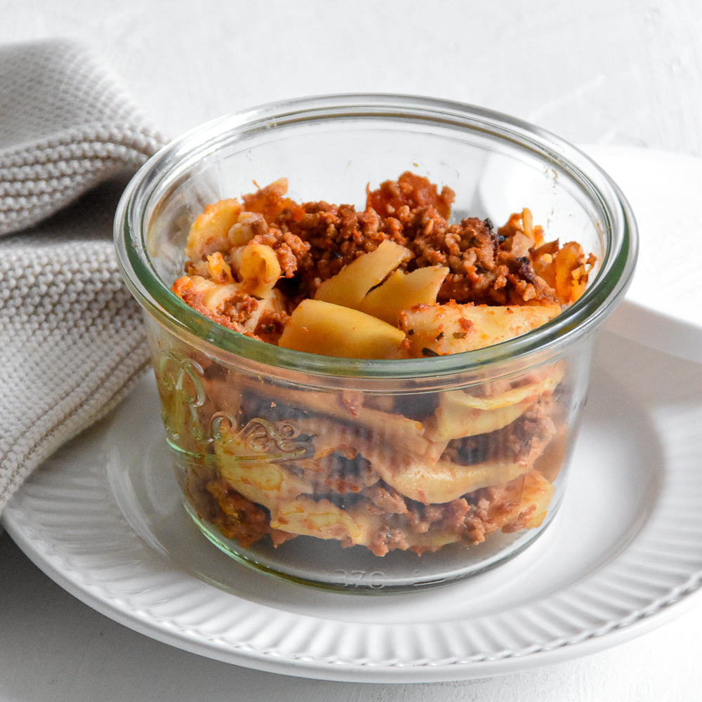 Lasagne im Glas