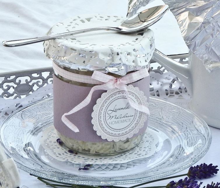 Lavendel-Milchreis