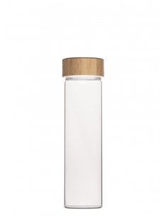 Glas Flasche Kropfhals 0,7 Liter Füllvolumen weiß satiniert 