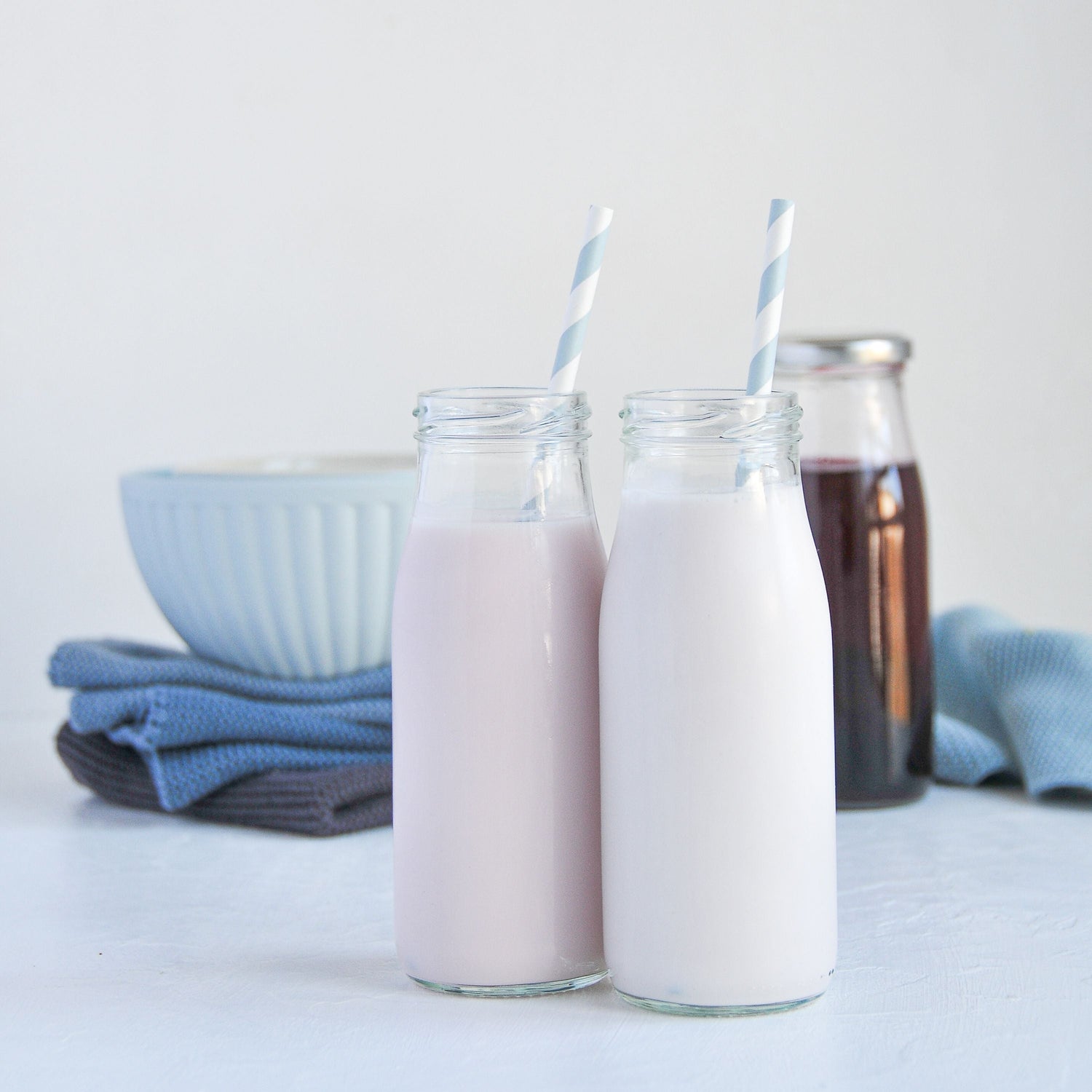 Cremiger Erdbeer Milchshake