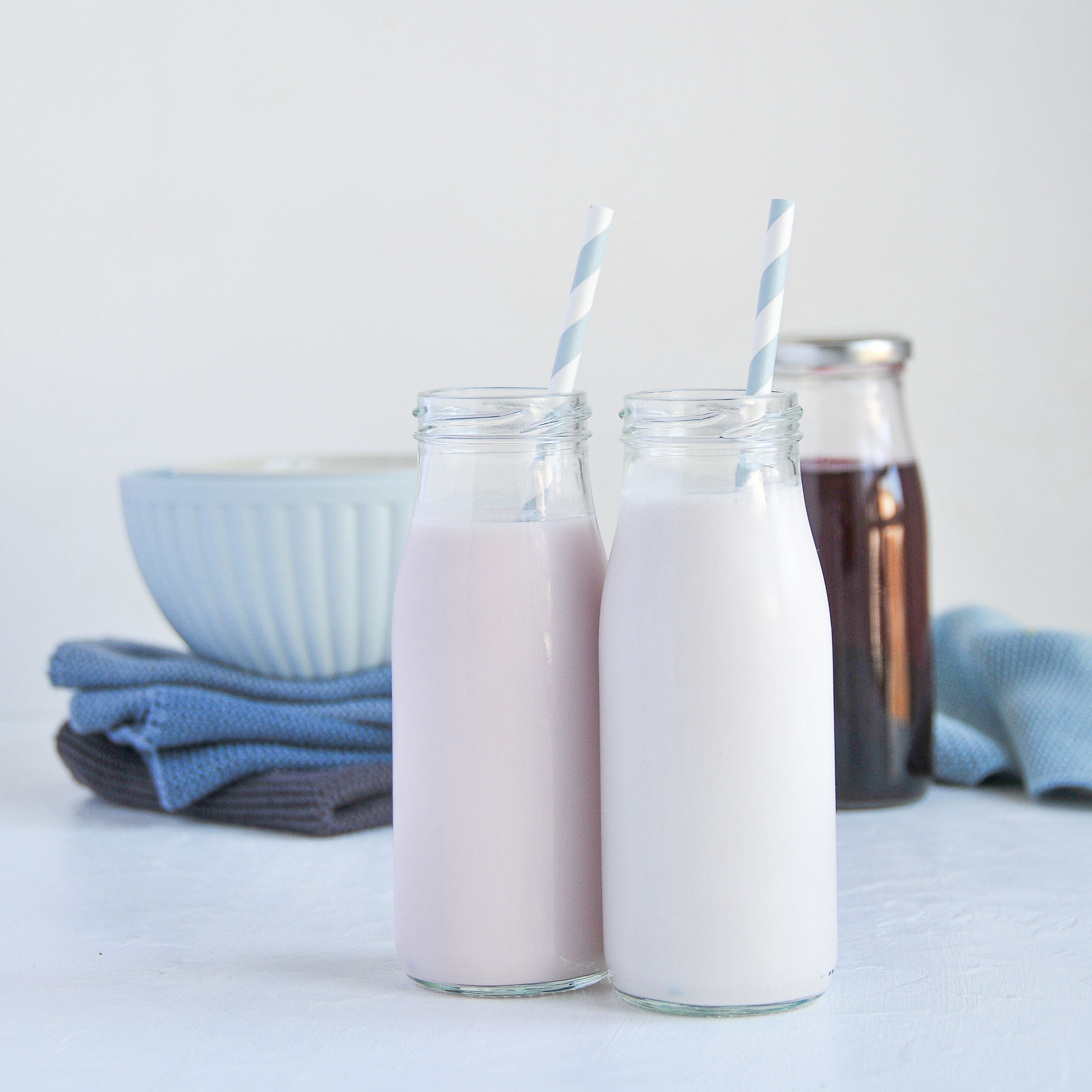Cremiger Erdbeer Milchshake
