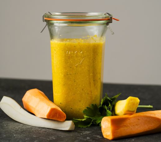 Frühlingssuppe im Glas