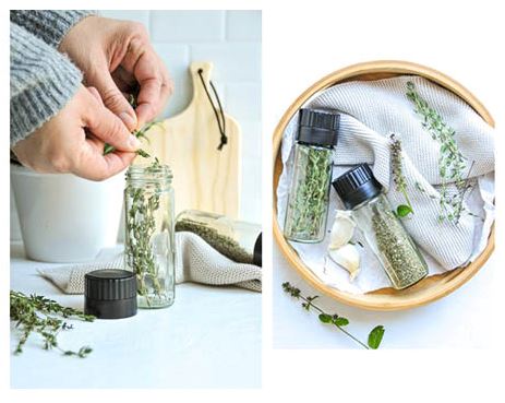 Befülltes Gewürzglas als Last Minute Geschenk
