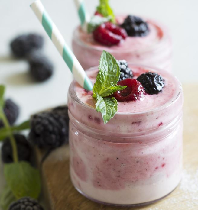Himbeer-Joghurt-Dessert
