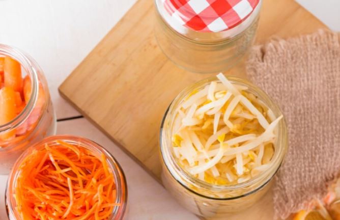 Sojasprossen fermentieren