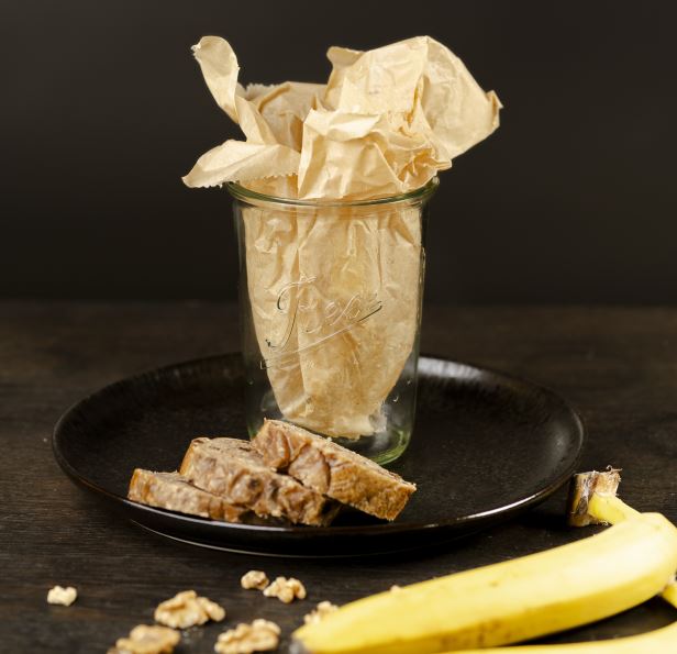 Walnuss-Bananenbrot mit Schokodrops