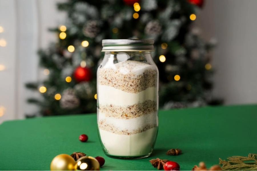 Weihnachtliche Backmischung