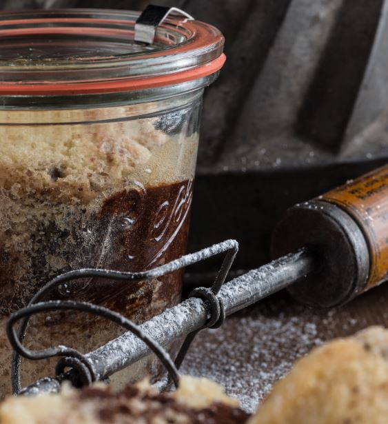 Zupfkuchen im Glas