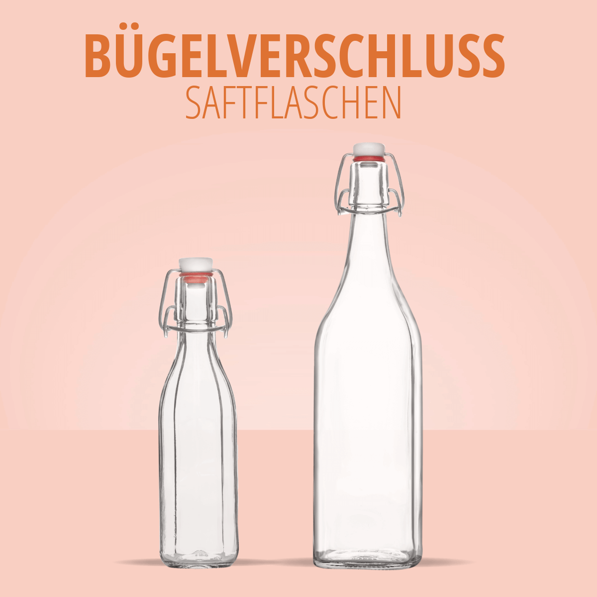 Bügelverschluss Saftflaschen