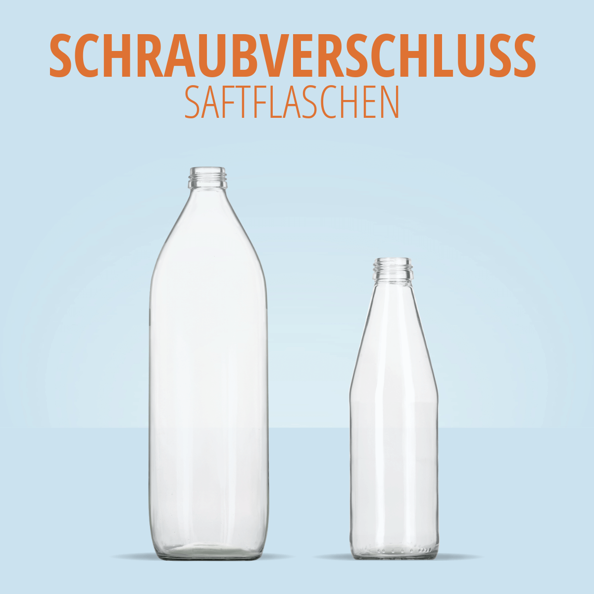 Schraubverschluss Saftflaschen